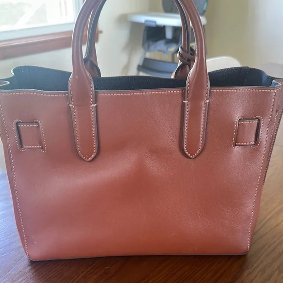 Fossil Tan Leather Handbag - Picture 3 of 6